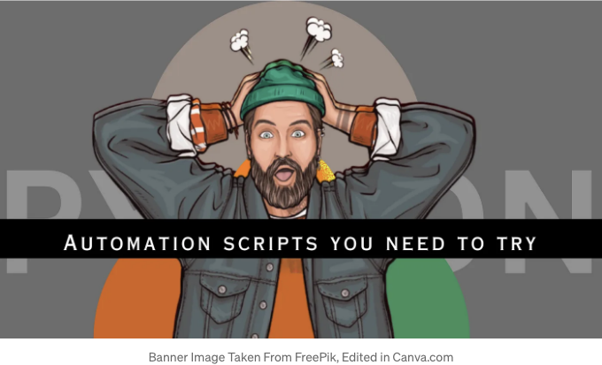 파이썬으로 꼭 시도해볼 10가지 놀라운 자동화 스크립트