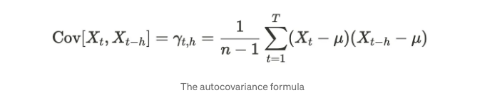 Autocovariance Formula