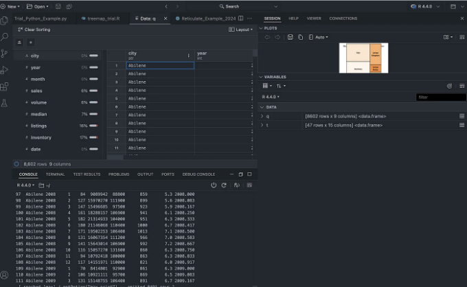 Data Explorer Screenshot