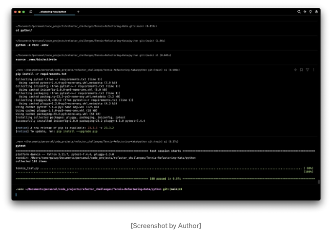 Tennis Refactoring Challenge